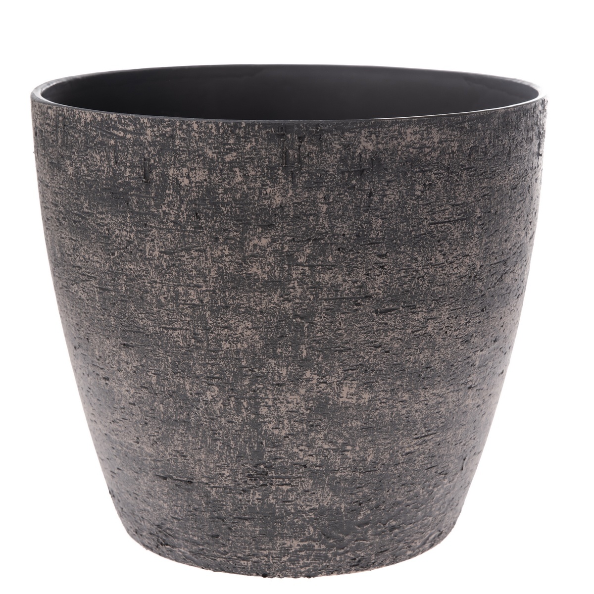 Plastový obal na kvetináč Ladrido tmavosivá