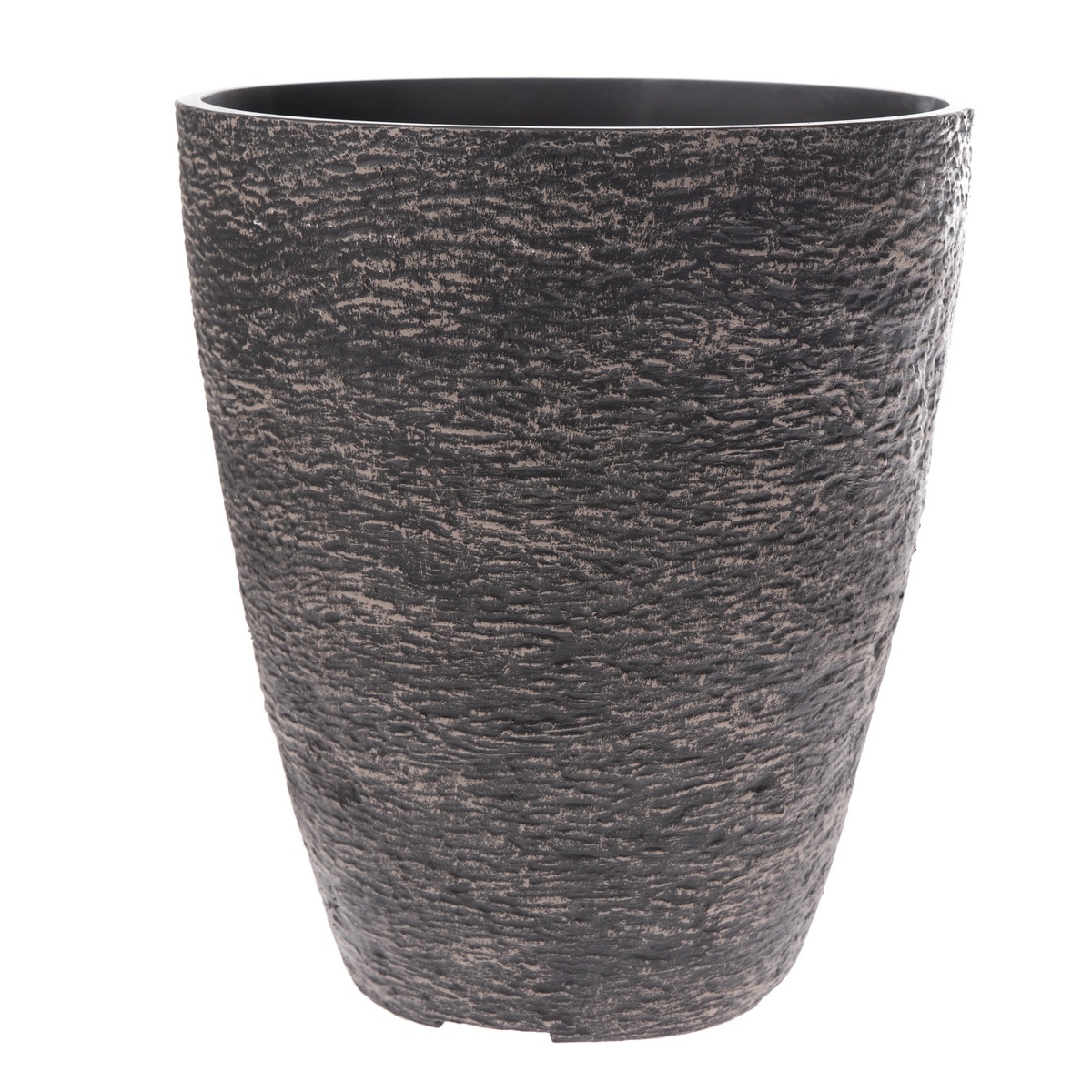 Plastový obal na kvetináč Ladrido tmavosivá