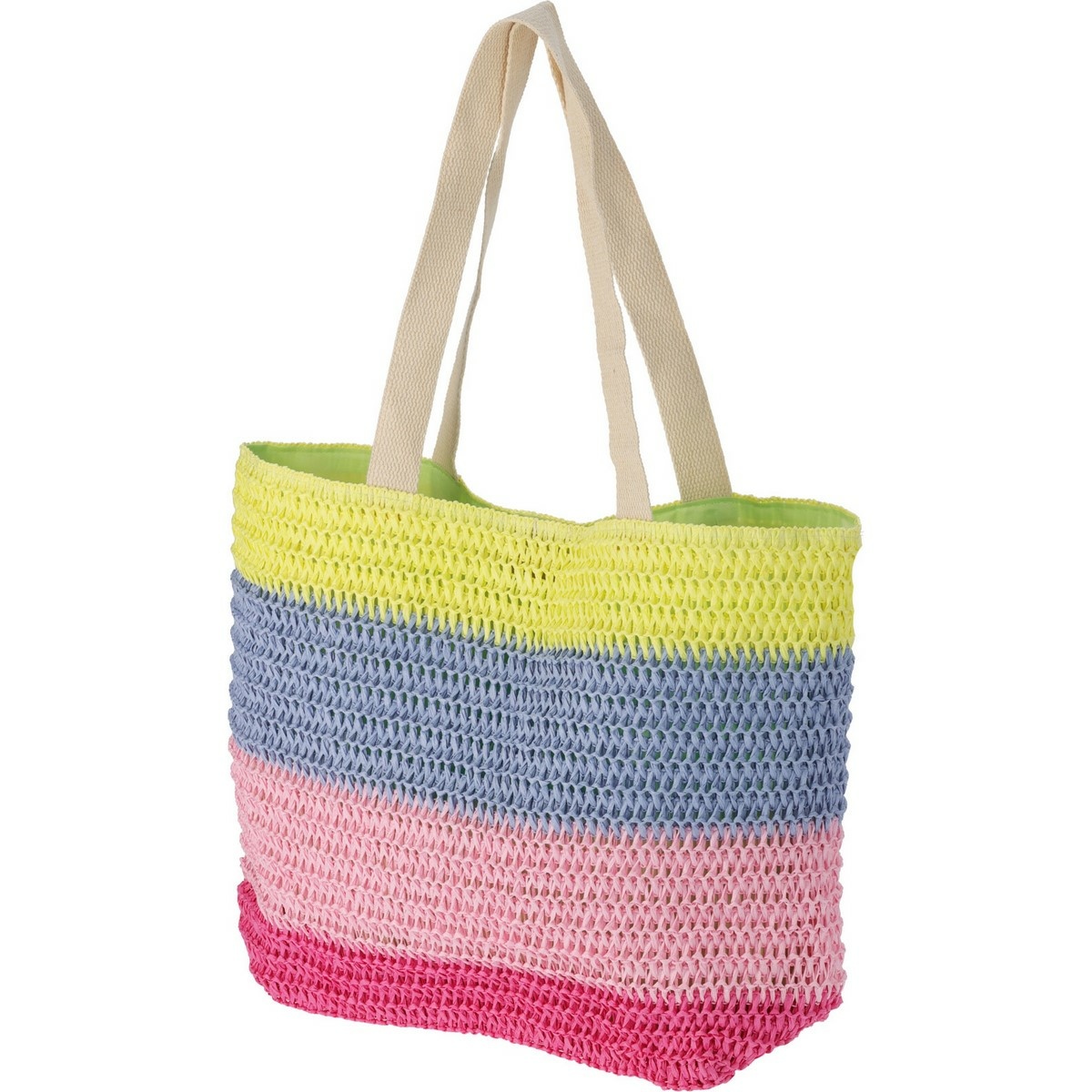 Plážová taška pruhovaná 47 x 15 x 38 cm