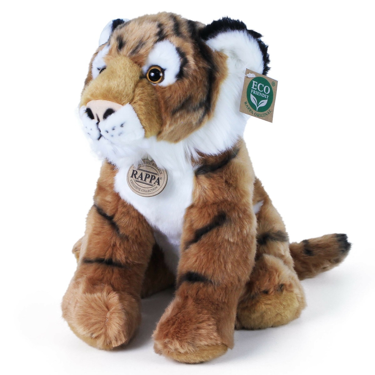 Plyšový tiger sediaci 30 cm ECO-FRIENDLY Plyšový tiger sediaci 30 cm ECO-FRIENDLY