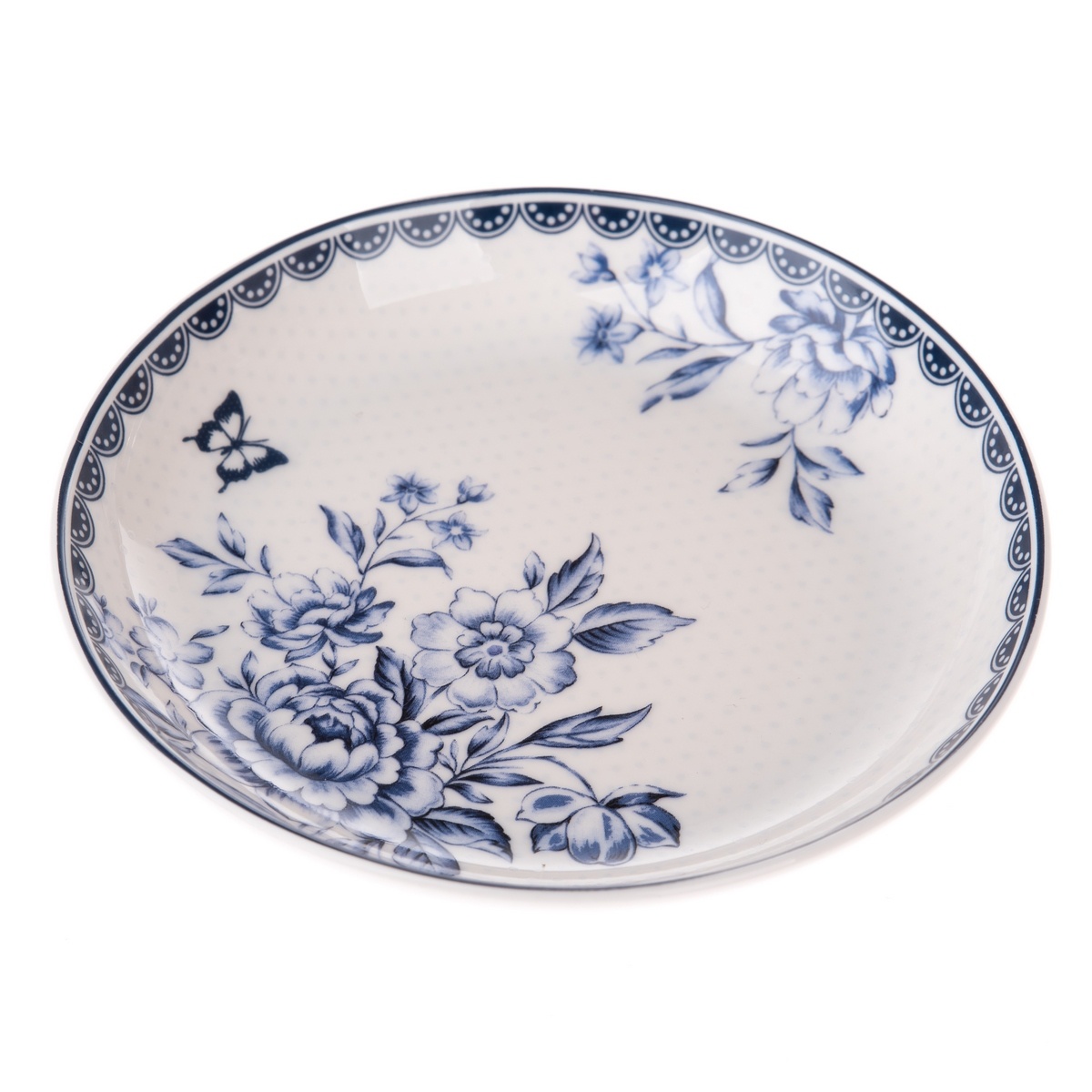Porcelánový hlboký tanier Blue Rose Porcelánový hlboký tanier Blue Rose