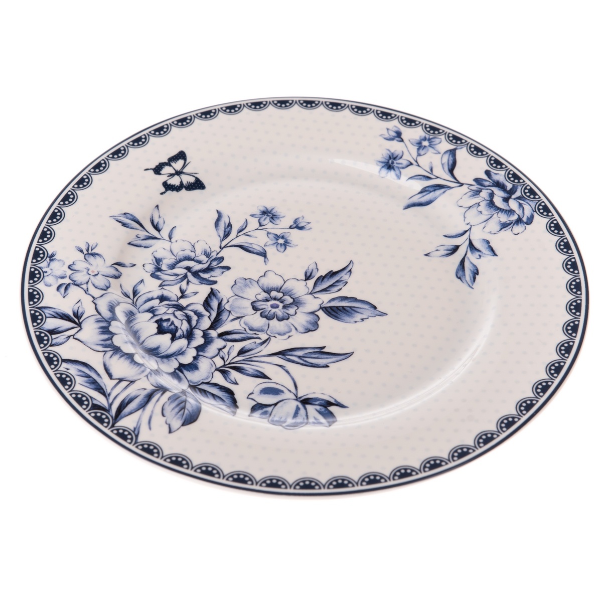 Porcelánový tanier Blue Rose Porcelánový tanier Blue Rose