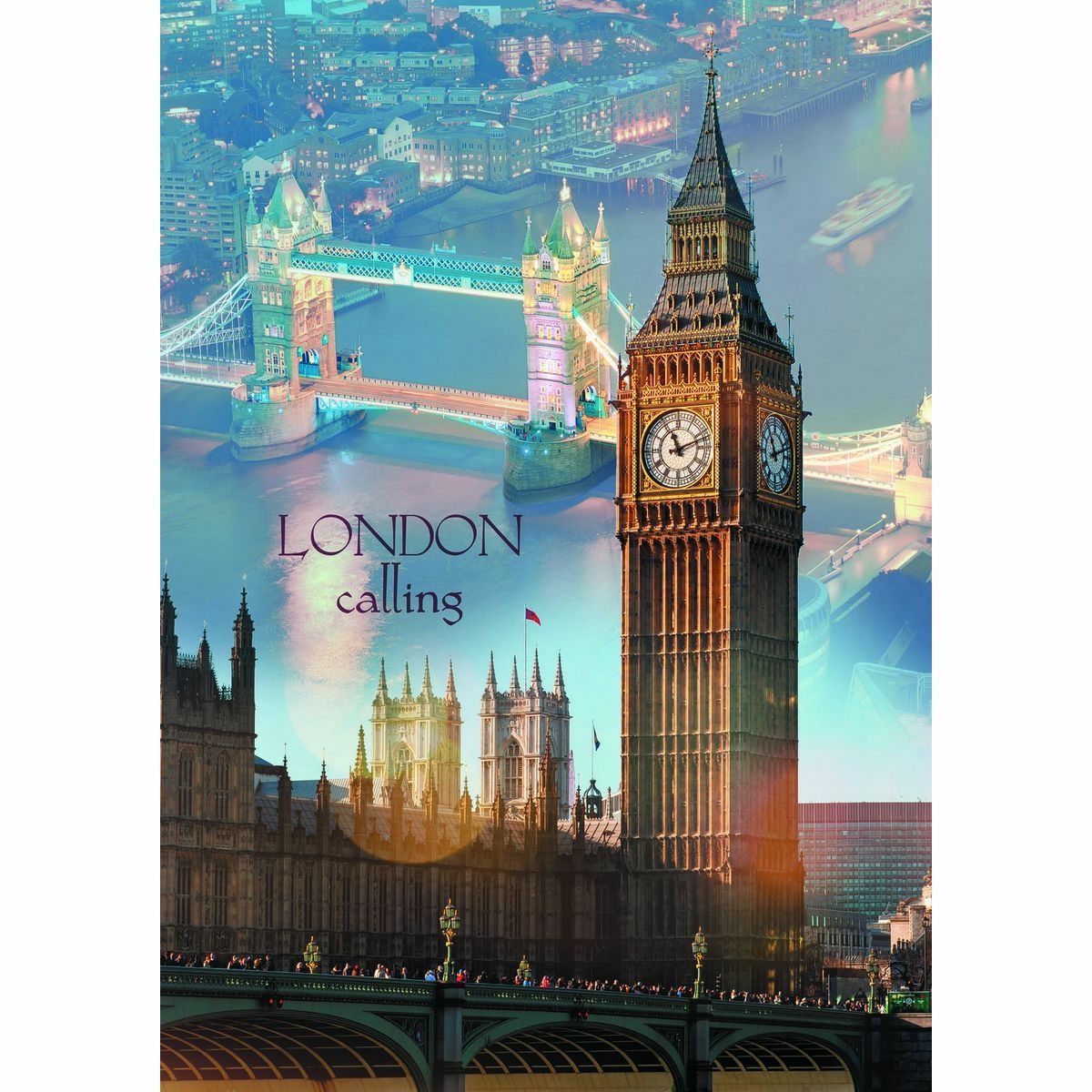 Puzzle Londýn o súmraku Puzzle Londýn o súmraku