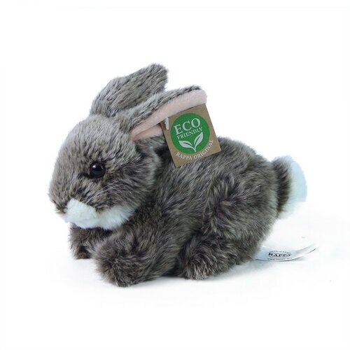 RAPPA Plyšový králik tmavosivý ležiaci RAPPA Plyšový králik tmavosivý ležiaci