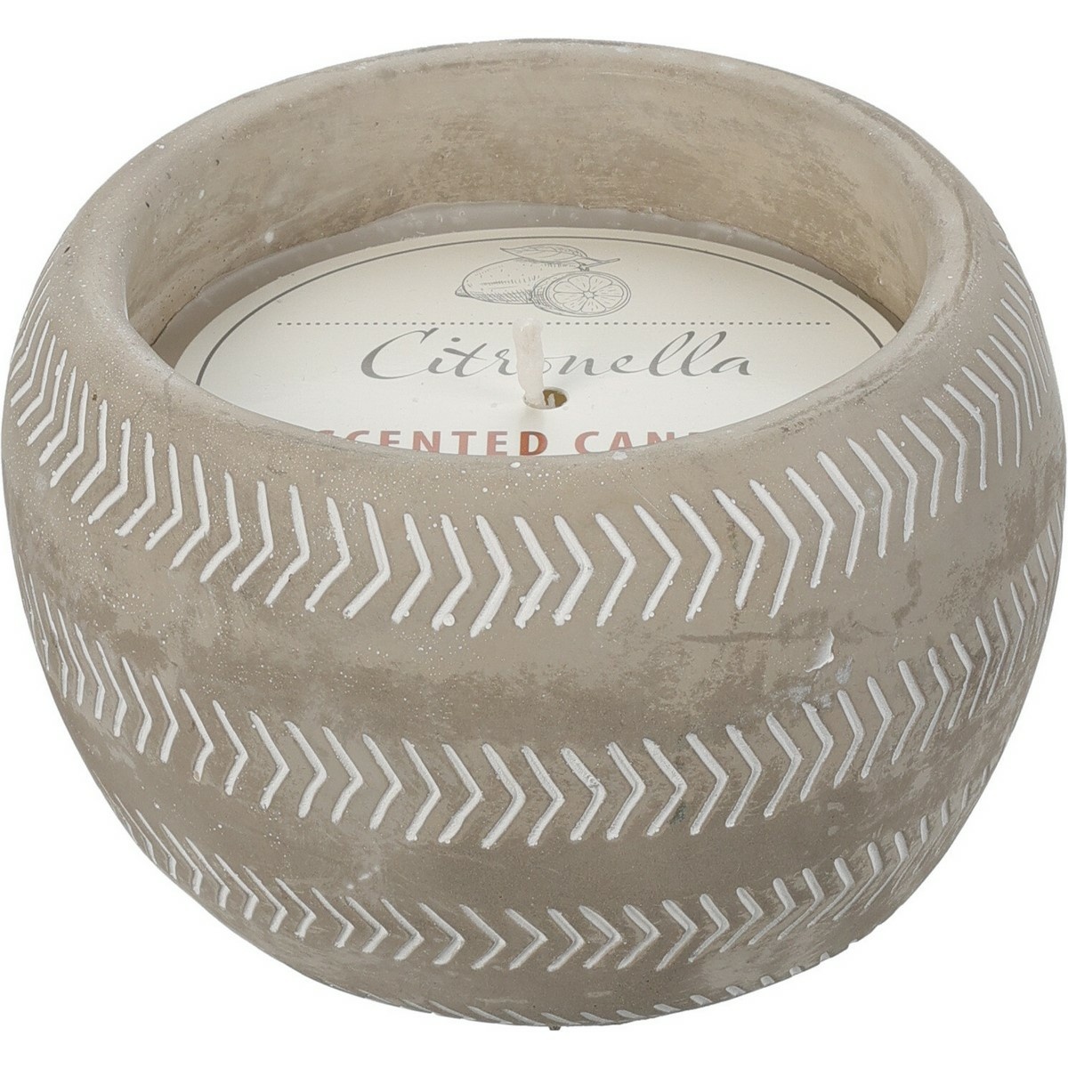 Repelentná sviečka Citronella v betónovom obale Repelentná sviečka Citronella v betónovom obale