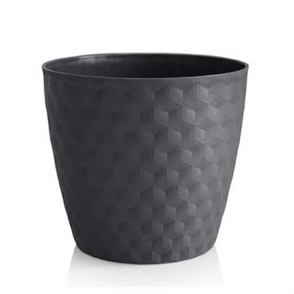 Ruby matt recyklovaný kvetináč 19 cm