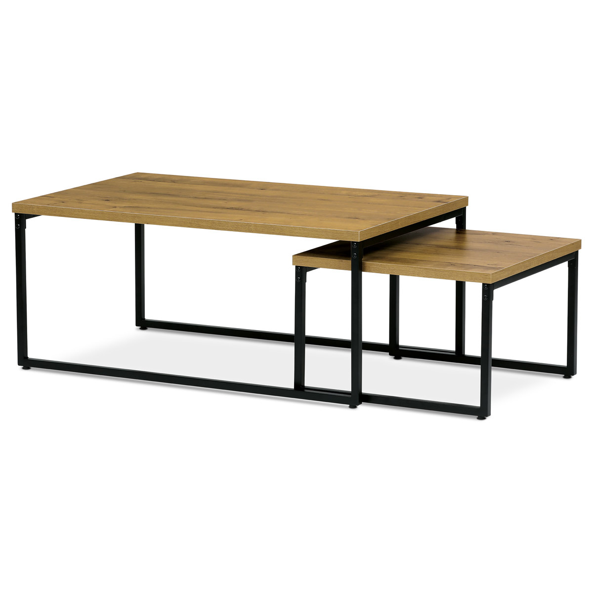 Sada konferenčných stolov v dekore divoký dub 2 ks Sada konferenčných stolov v dekore divoký dub 2 ks