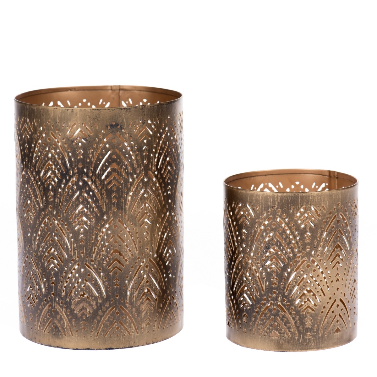 Sada kovových svietnikov Bakoy