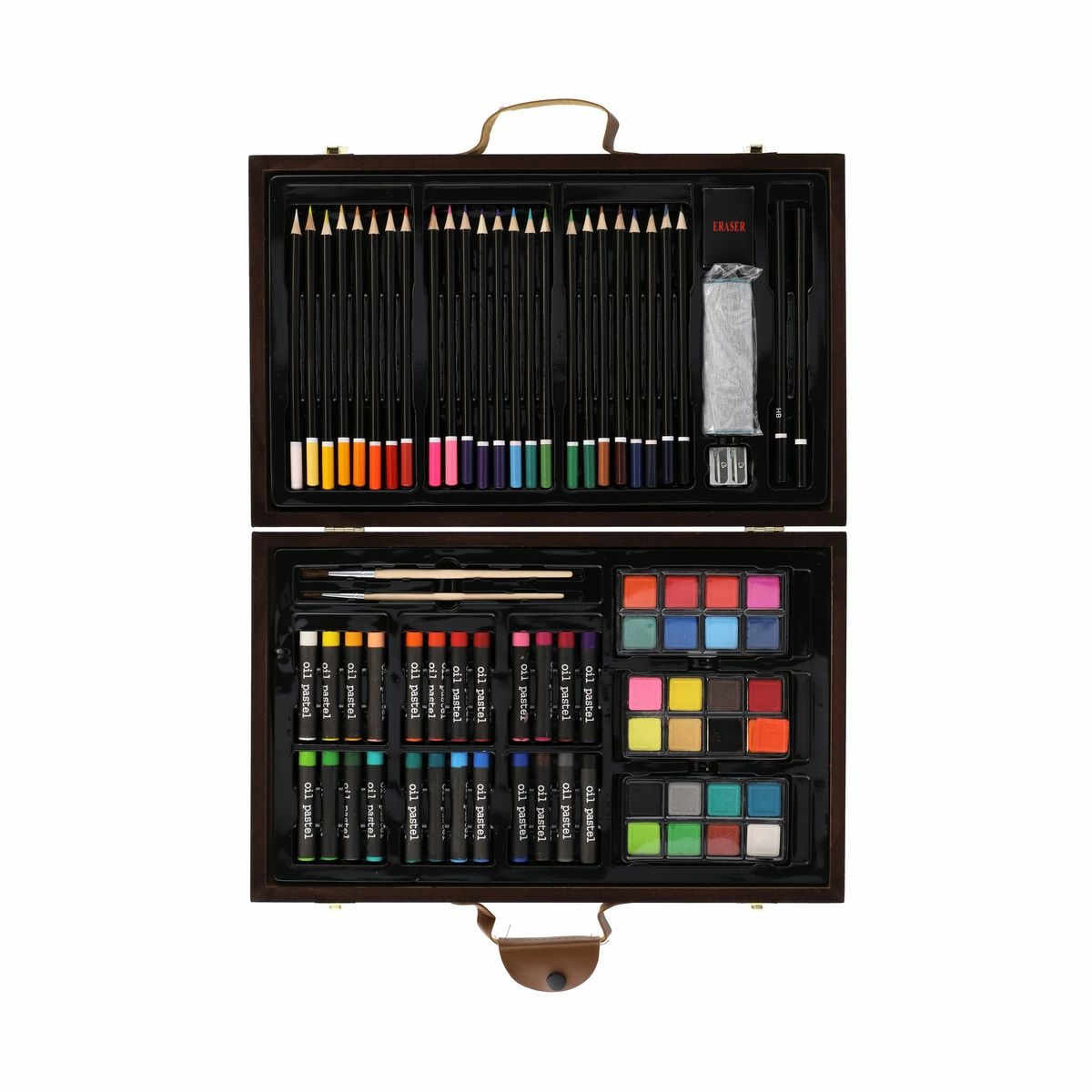 Sada na maľovanie - Art box kreatívna sada 79ks v drevenom kufríku vo fólii 37x23x5cm Sada na maľovanie - Art box kreatívna sada 79ks v drevenom kufríku vo fólii 37x23x5cm