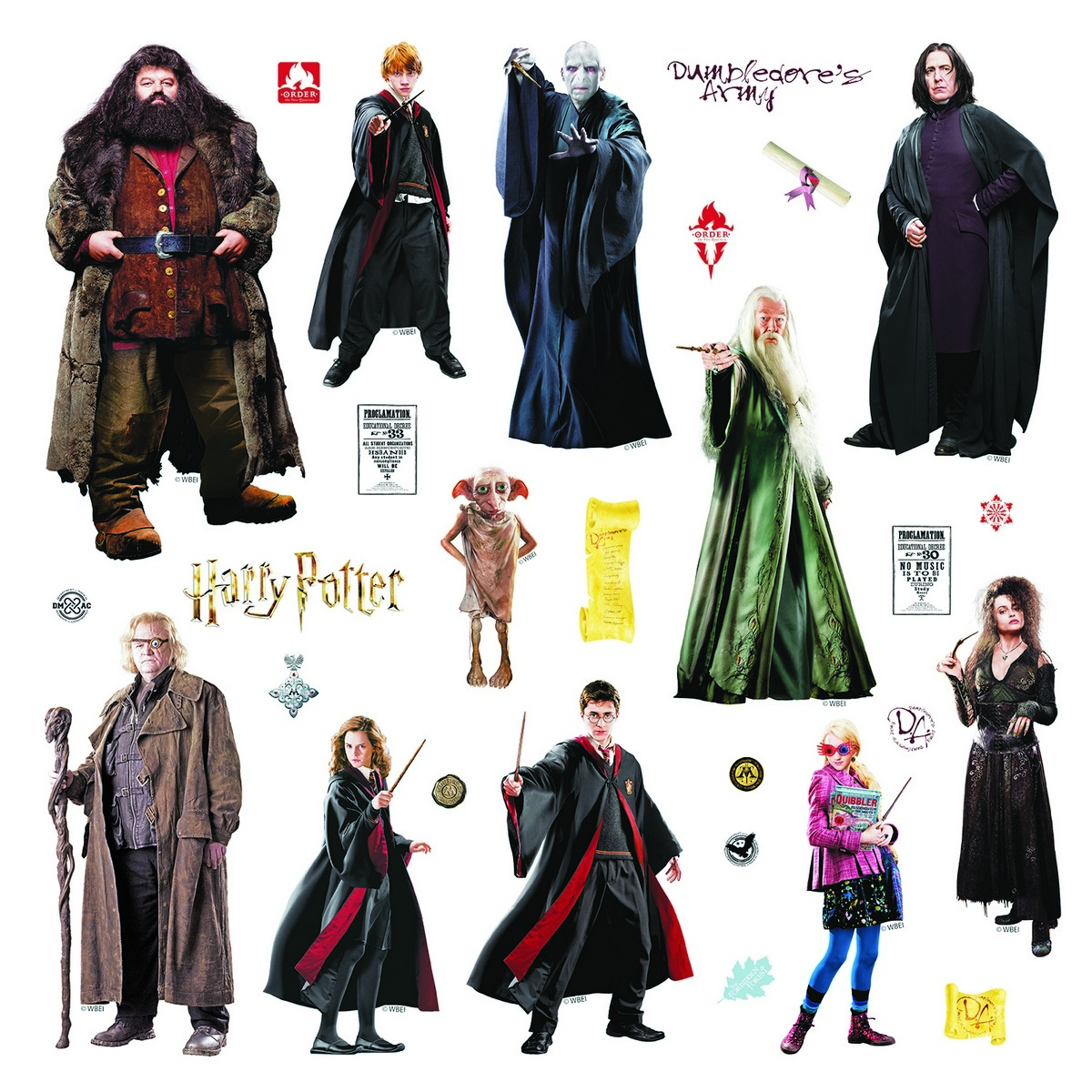 Samolepiaca dekorácia Harry Potter Samolepiaca dekorácia Harry Potter