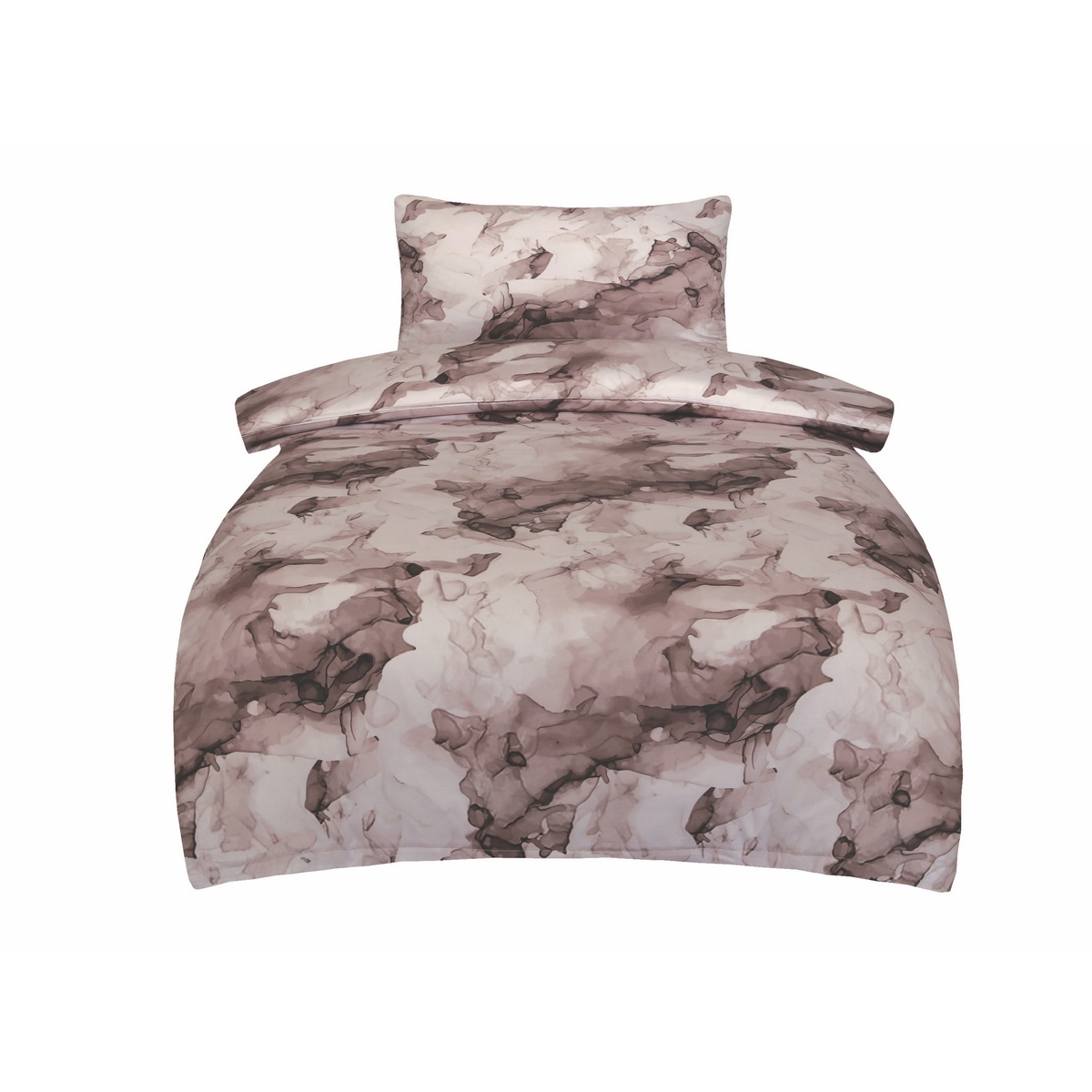 Satinové povlečení Deluxe Minerals hnědý Satinové povlečení Deluxe Minerals hnědý