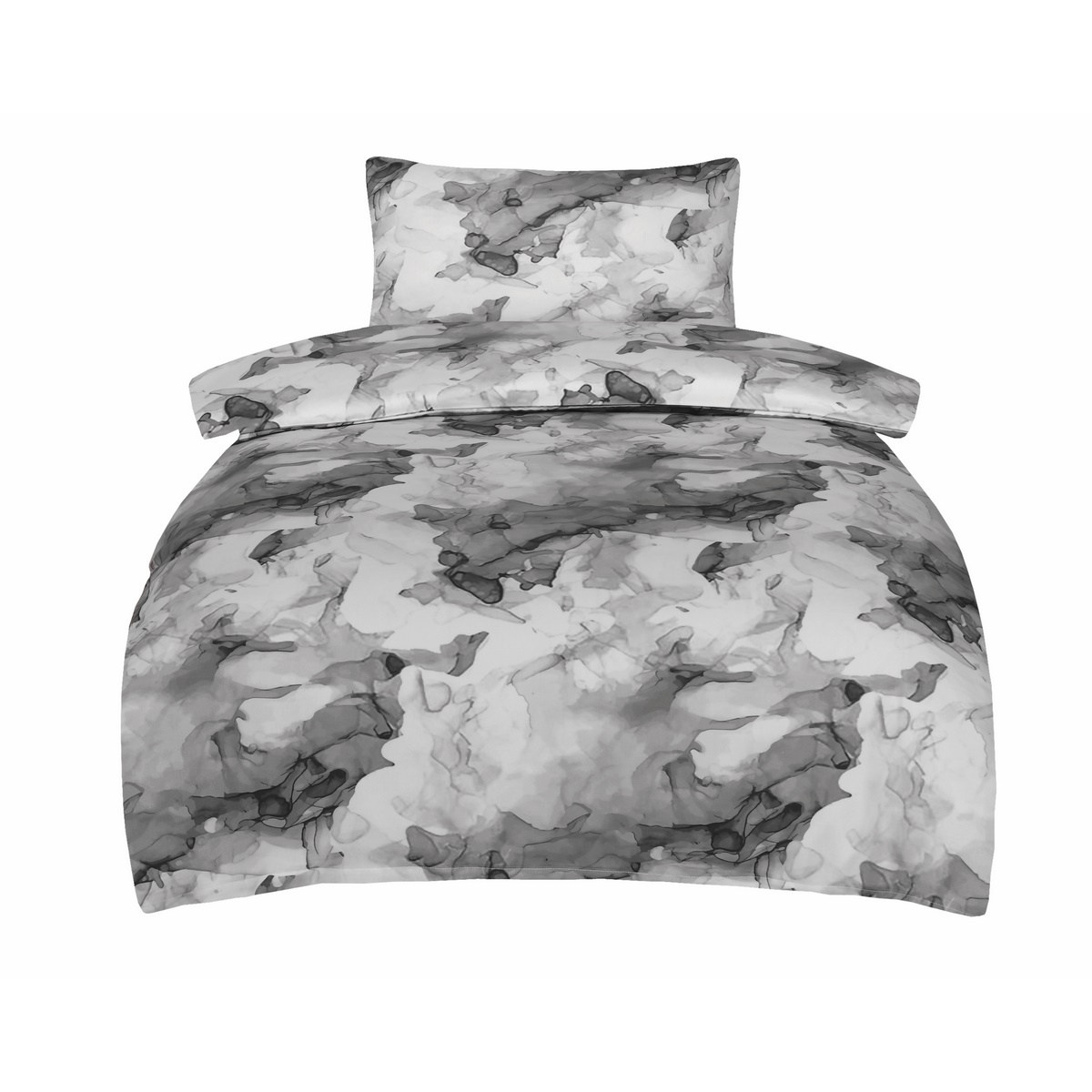 Satinové povlečení Deluxe Minerals šedý Satinové povlečení Deluxe Minerals šedý