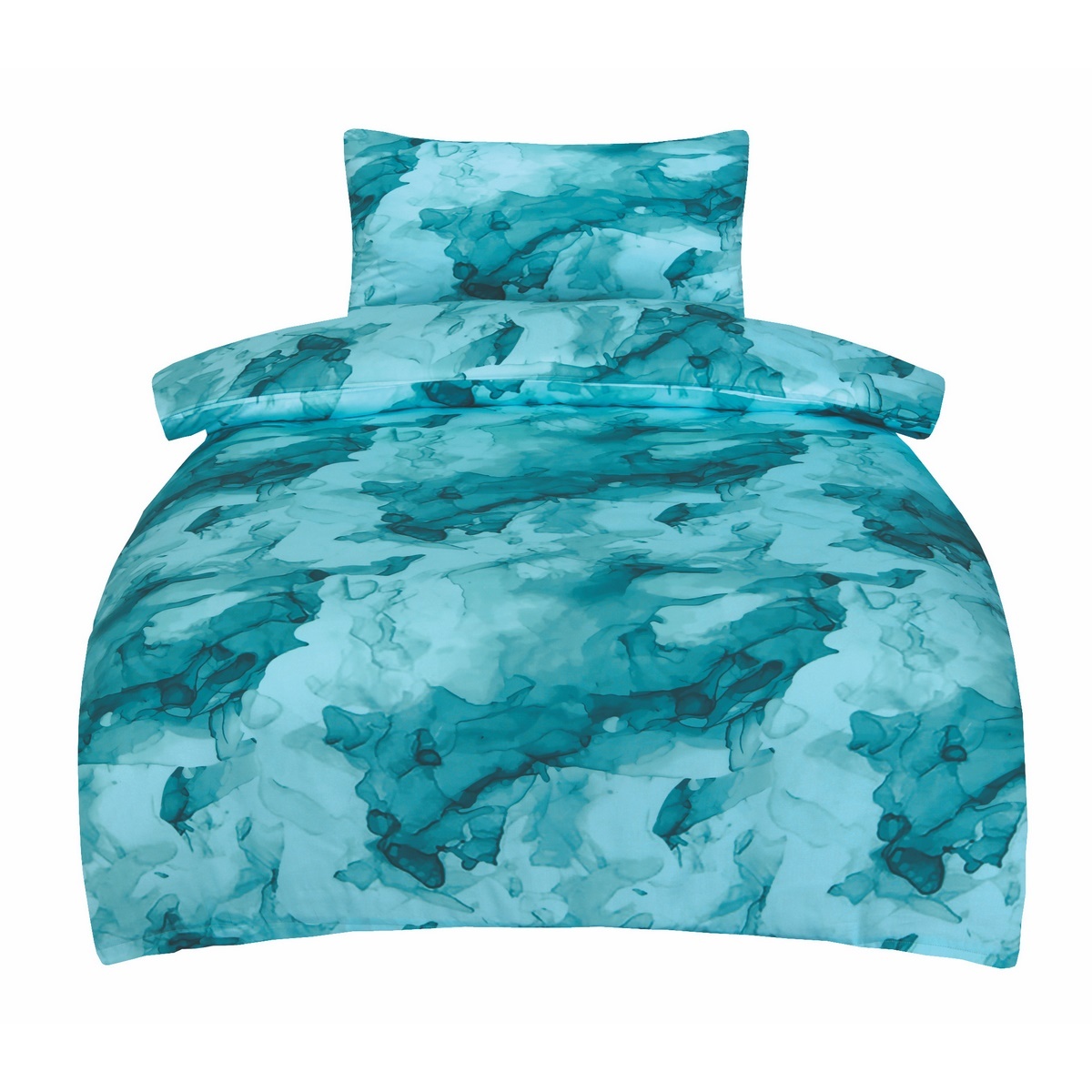 Satinové povlečení Deluxe Minerals tyrkys Satinové povlečení Deluxe Minerals tyrkys