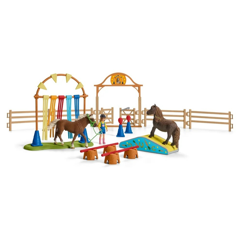 Schleich 42481 Trénink v agility pre poníkov