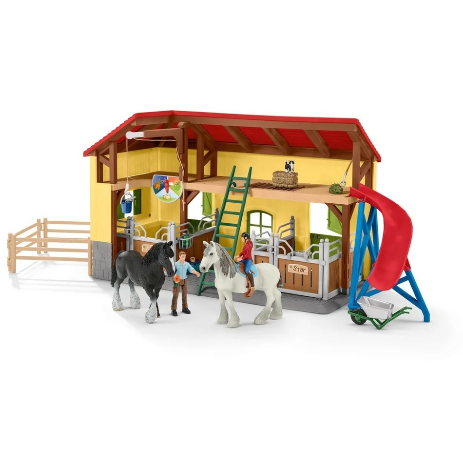 Schleich 42485 Stajňa pre kone s príslušenstvom