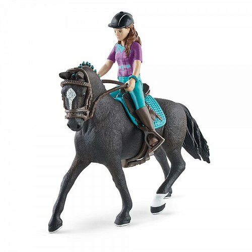 Schleich 42541 Hnedovláska Lisa s pohyblivými kĺbmi na koni Storm Schleich 42541 Hnedovláska Lisa s pohyblivými kĺbmi na koni Storm