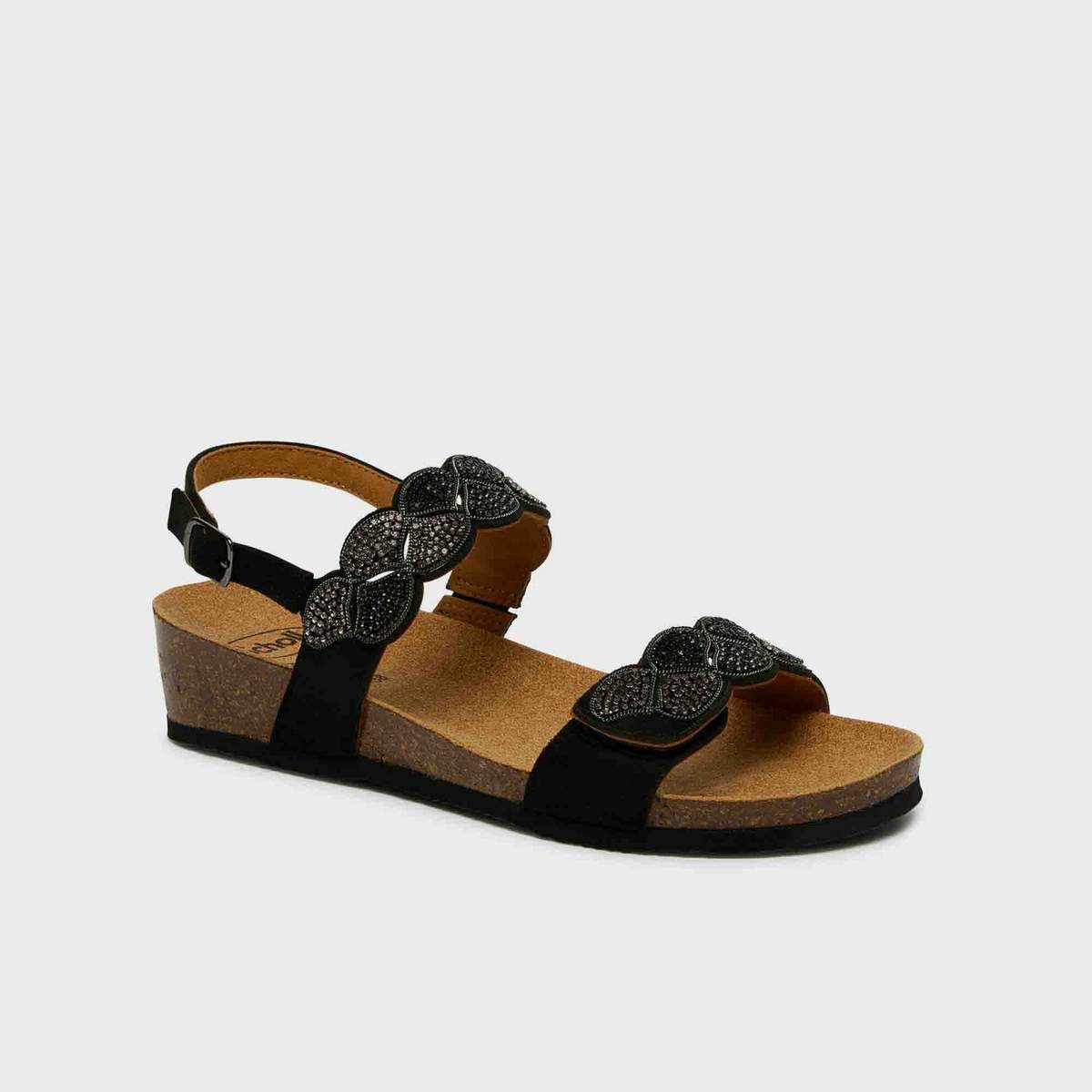 Scholl Pantofle Abu Dhabi Sandal čierna Scholl Pantofle Abu Dhabi Sandal čierna