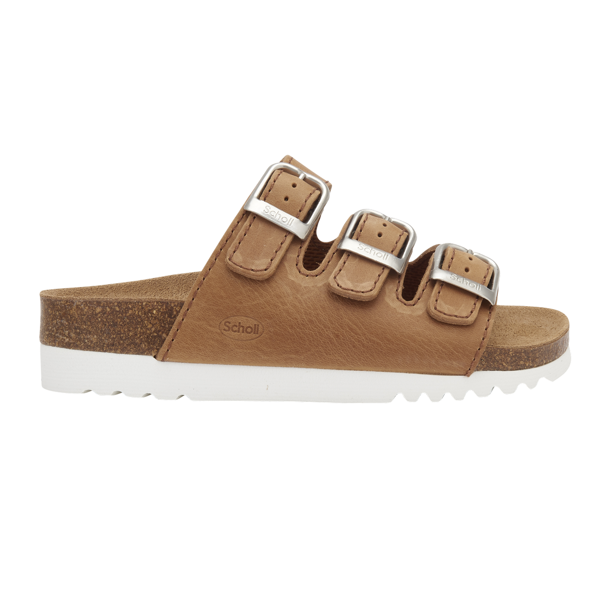 Scholl Pantofle Rio Wedge AD hnedá Scholl Pantofle Rio Wedge AD hnedá