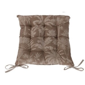 Sedák prešívaný Palmy hnedá