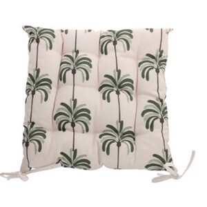 Sedák prešívaný Palmy zelená