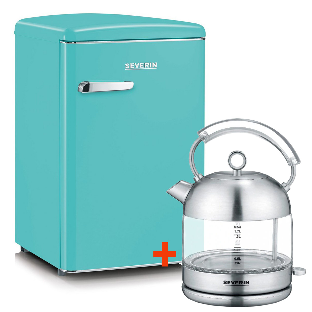 Severin RKS 8834 RETRO chladnička 106 l Severin RKS 8834 RETRO chladnička 106 l