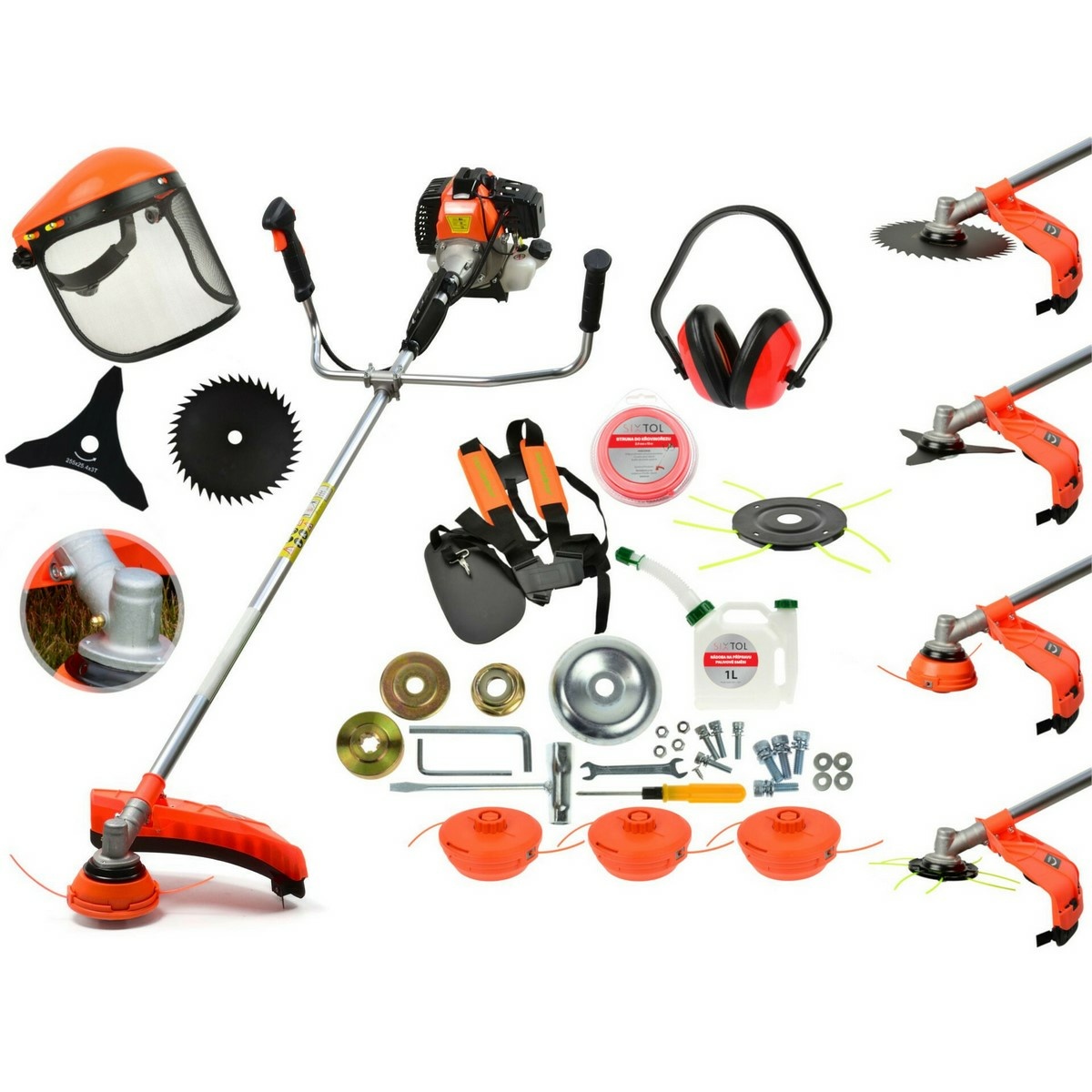 Sixtol Benzínový krovinorez Grass cut