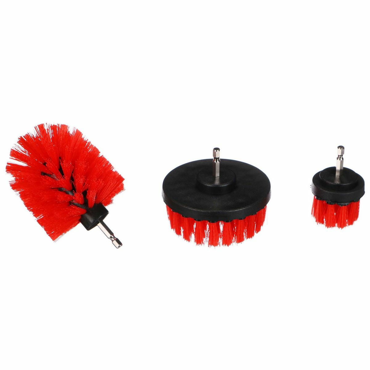 Sixtol Sada kief na vŕtačku na čistenie auta CAR DETAILING DRILL BRUSH 3 MEDIUM