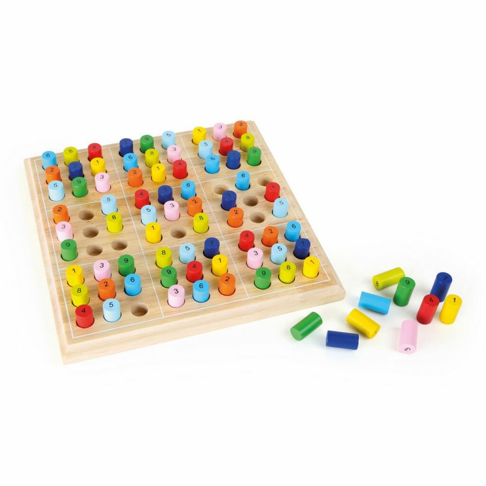 Small Foot Drevené sudoku farebné valčeky Small Foot Drevené sudoku farebné valčeky