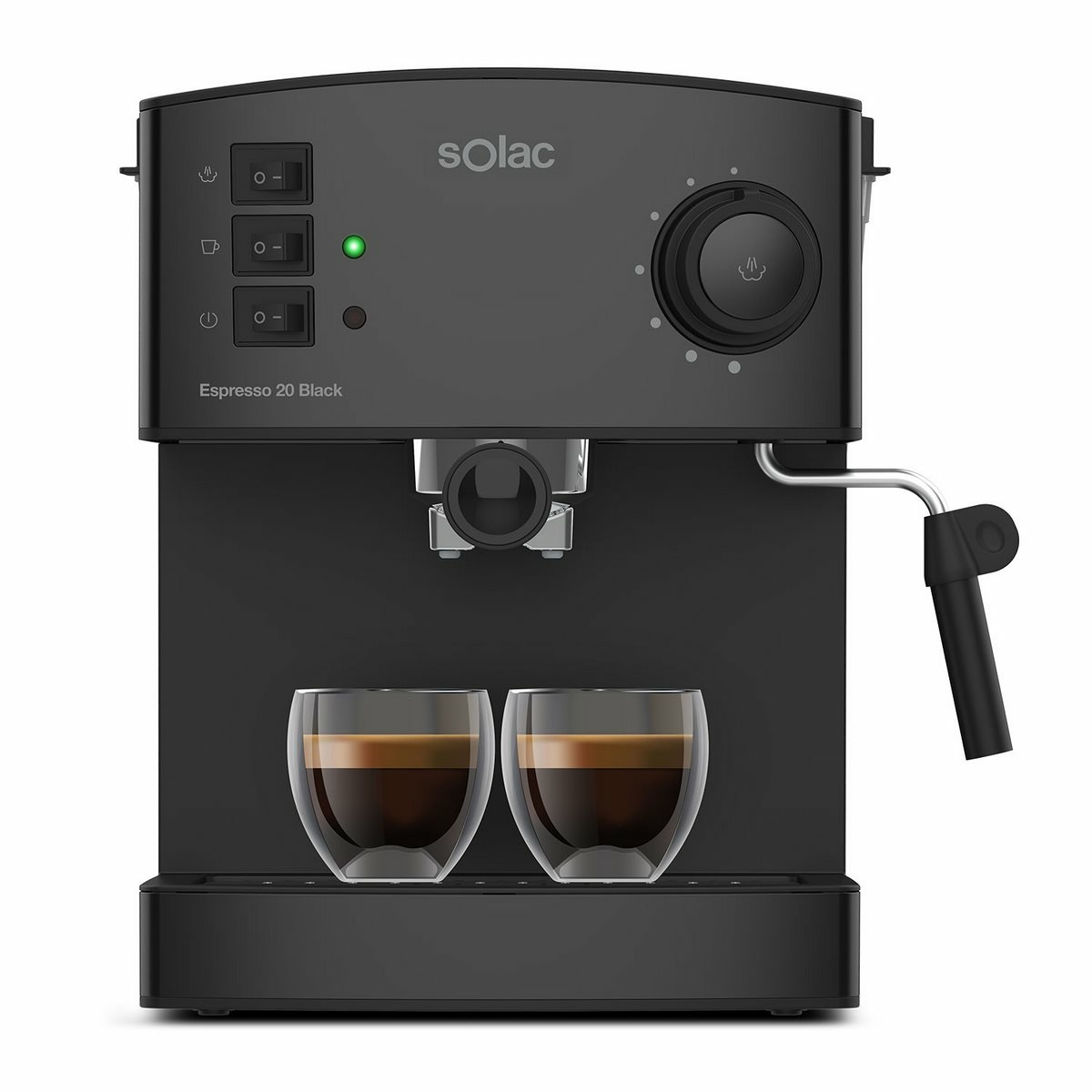 Solac CE4482 espresso 20 Black Solac CE4482 espresso 20 Black