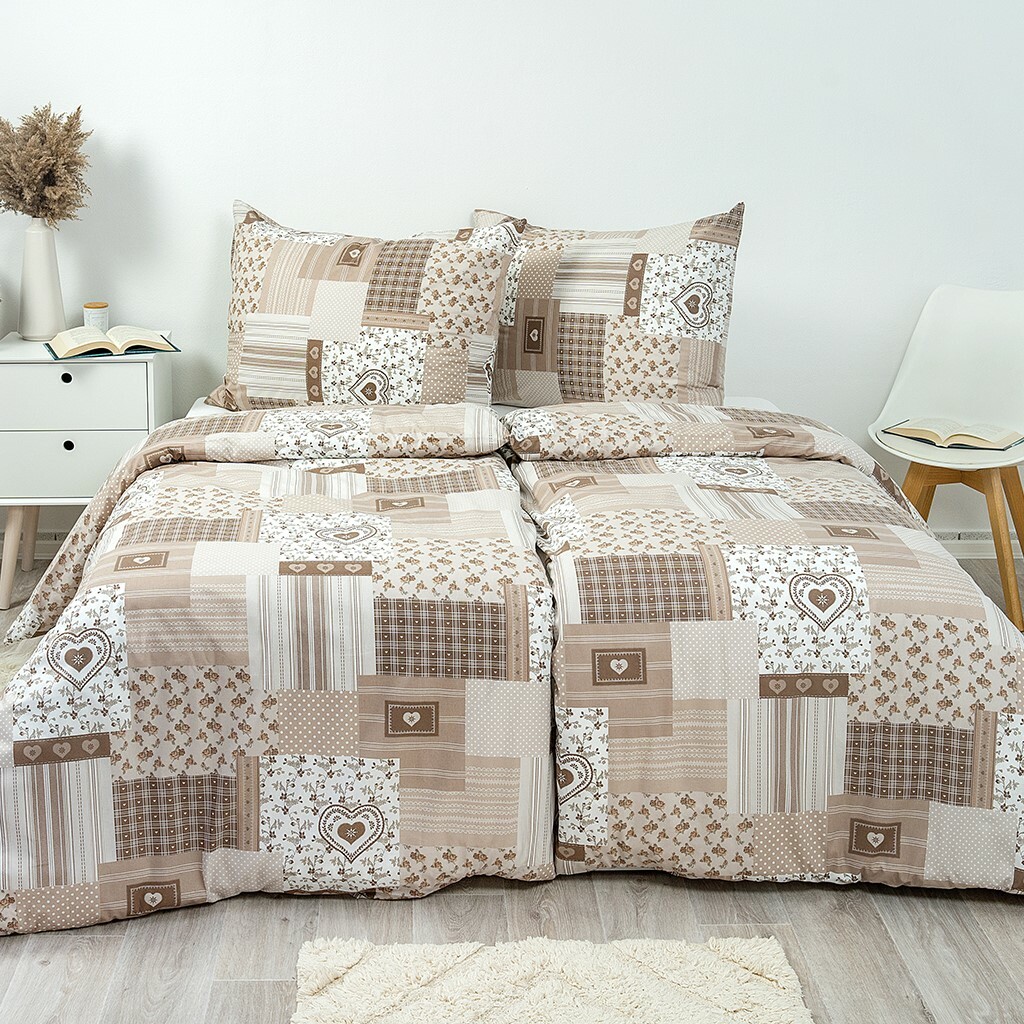 Stanex Krepové obliečky Pečvork béžová Stanex Krepové obliečky Pečvork béžová