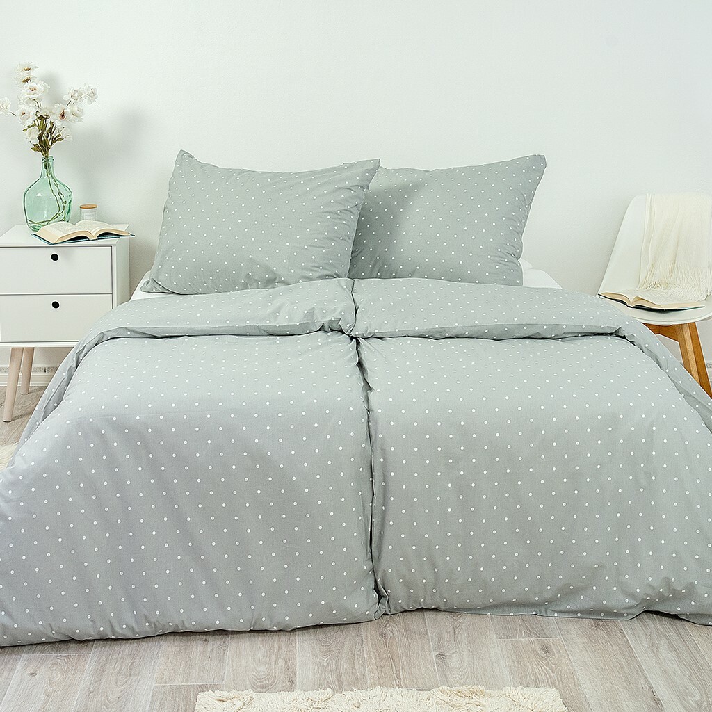 Stanex Krepové obliečky Sivá bodka Stanex Krepové obliečky Sivá bodka