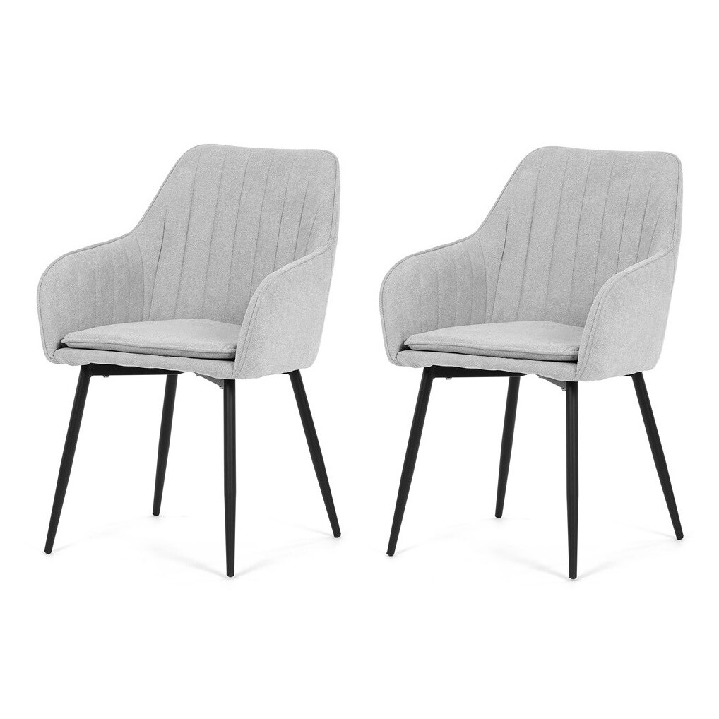 Súprava jedálenských polstrovaných stoličiek 2 ks