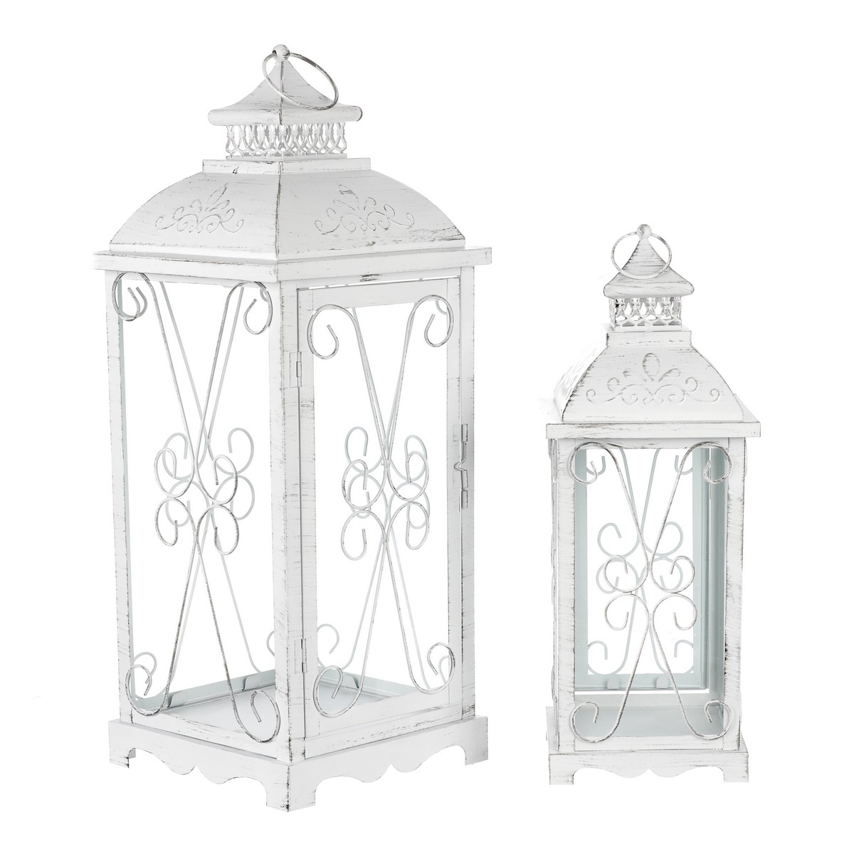 Súprava kovových lampášov Brillo 2 ks