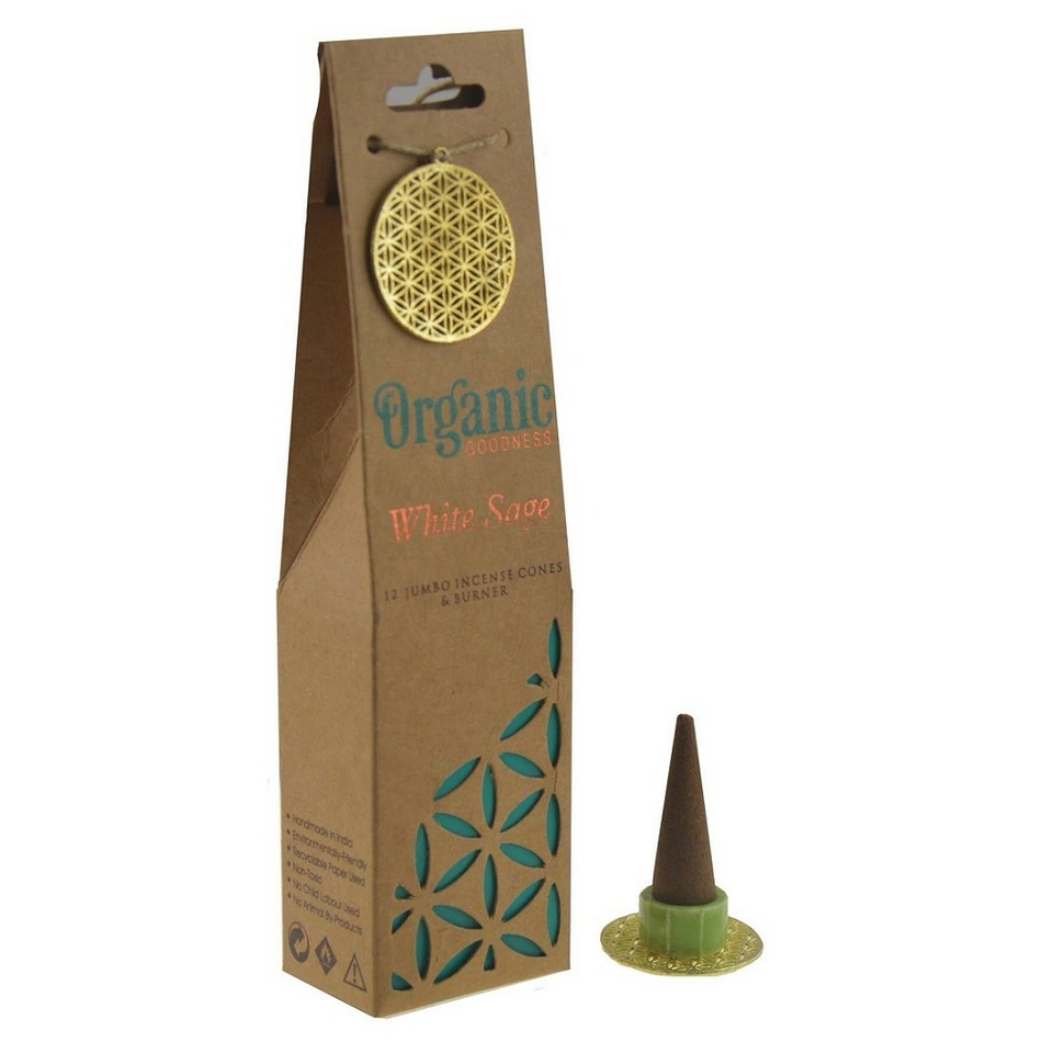 Súprava vonných organických františkov White Sage Súprava vonných organických františkov White Sage