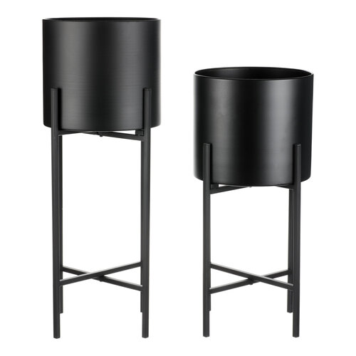 Súprava vysokých kovových stojanov na kvety Interier