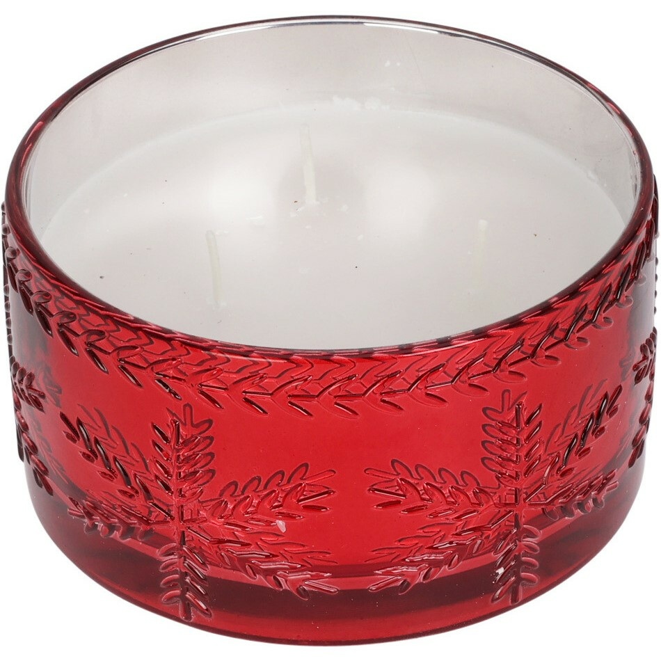 Sviečka v skle Glass snowflake 350 g