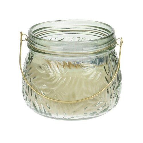 Sviečka v skle Lame svetlozelená Sviečka v skle Lame svetlozelená