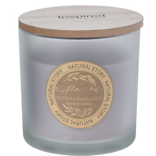 Sviečka v skle Natural story Incense & Sandalwood Sviečka v skle Natural story Incense & Sandalwood