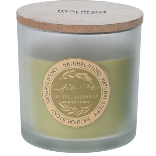Sviečka v skle Natural story Tea tree & Geranium Sviečka v skle Natural story Tea tree & Geranium