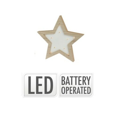 Svietiaca LED dekorácia Star shape 10 LED