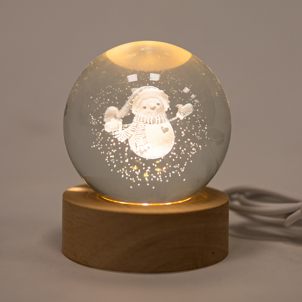 Svietiaca sklenená guľa Svietiaca sklenená guľa