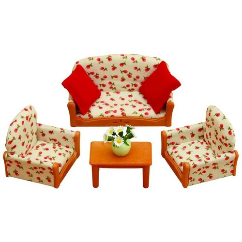 Sylvanian Families Nábytok - sedacia súprava so stolíkom Sylvanian Families Nábytok - sedacia súprava so stolíkom