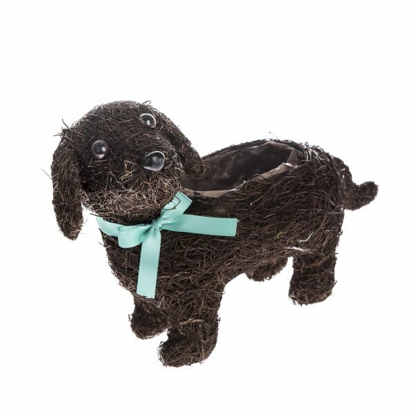 Tentojený stojan na kvetináč s PVC - Pes