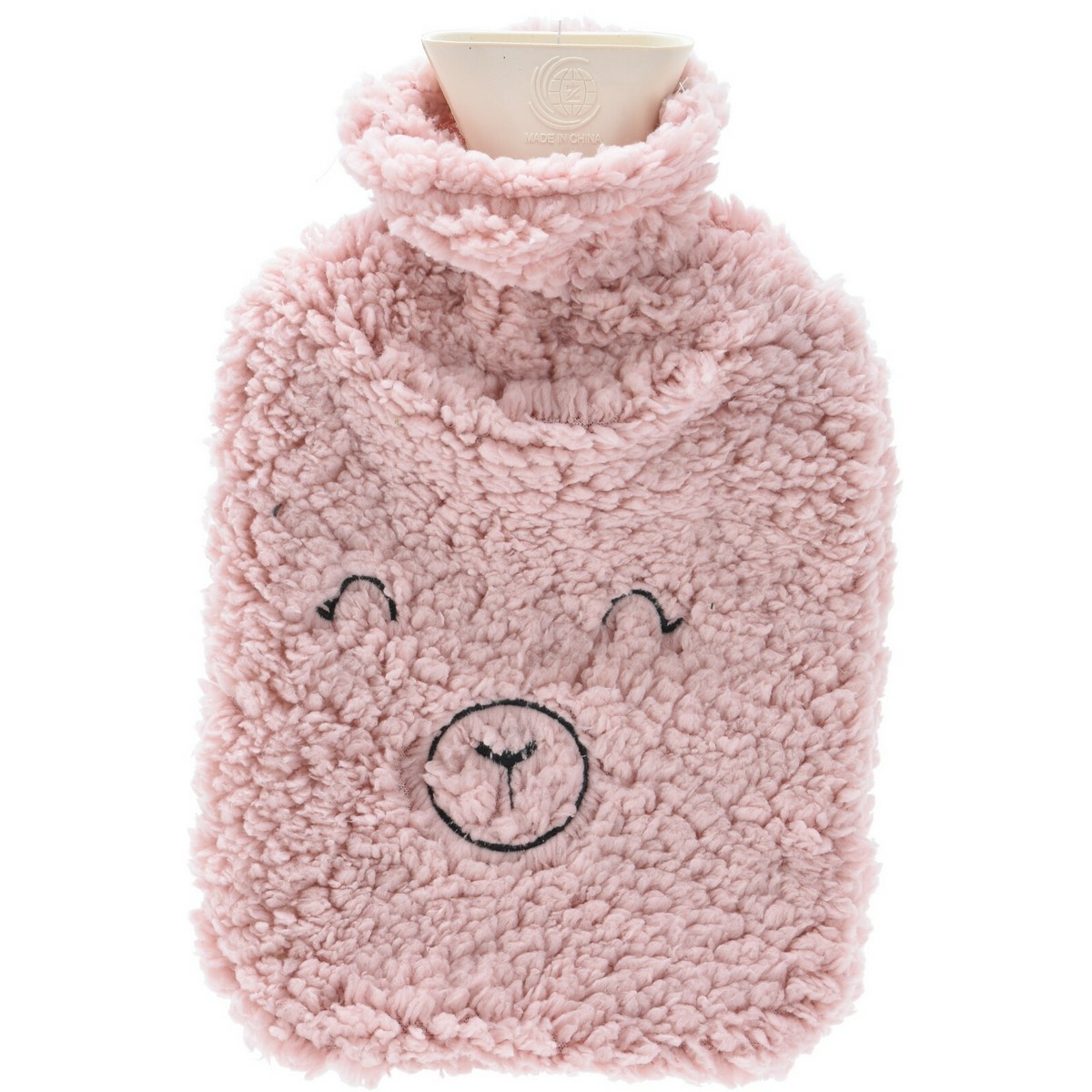 Termofor s baránkovým obalom Bear ružová Termofor s baránkovým obalom Bear ružová