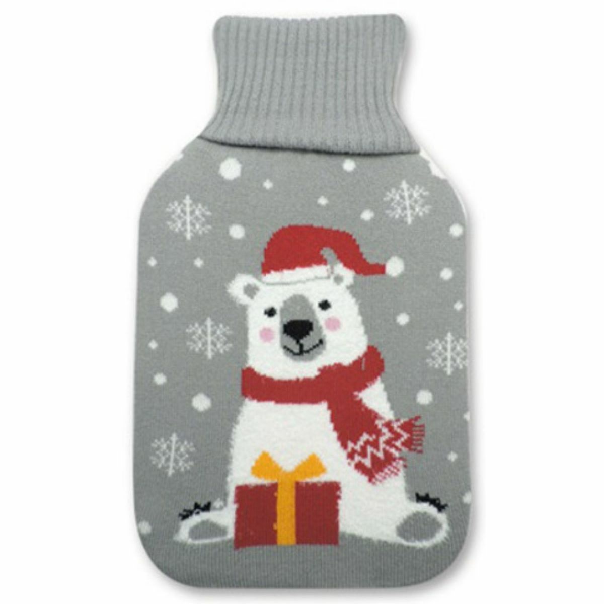 Termofor s pleteným obalom Ľadový medveď Termofor s pleteným obalom Ľadový medveď