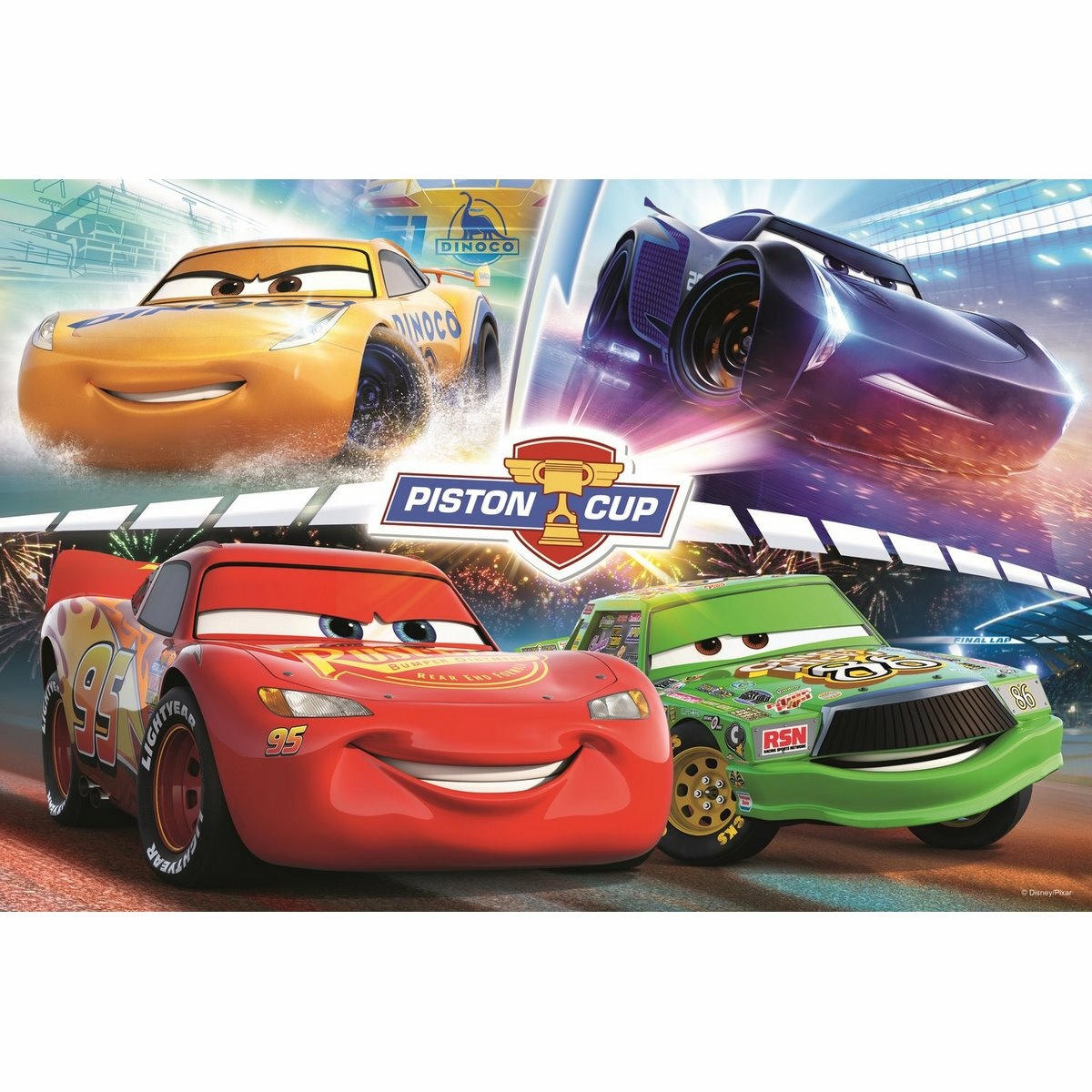 Trefl CARS 3 Auta 3 vítězný závod 160 dielov Trefl CARS 3 Auta 3 vítězný závod 160 dielov