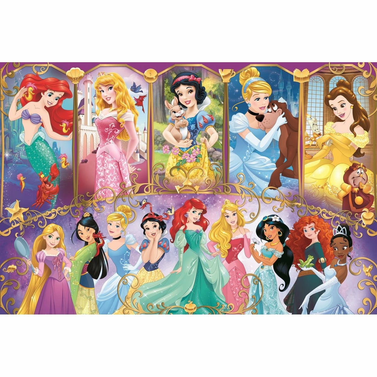 TREFL Portréty princezen 160 dielov puzzle TREFL Portréty princezen 160 dielov puzzle