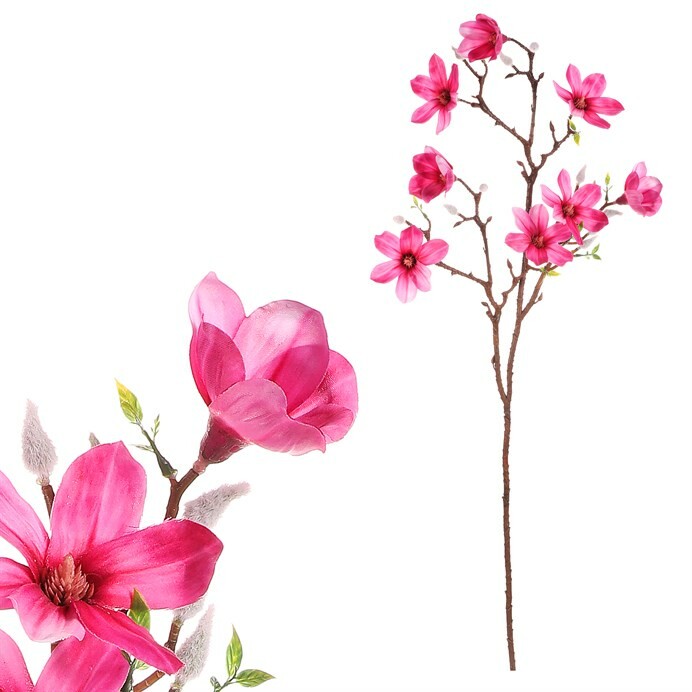 Umelá kvetina Magnólia tmavoružová Umelá kvetina Magnólia tmavoružová