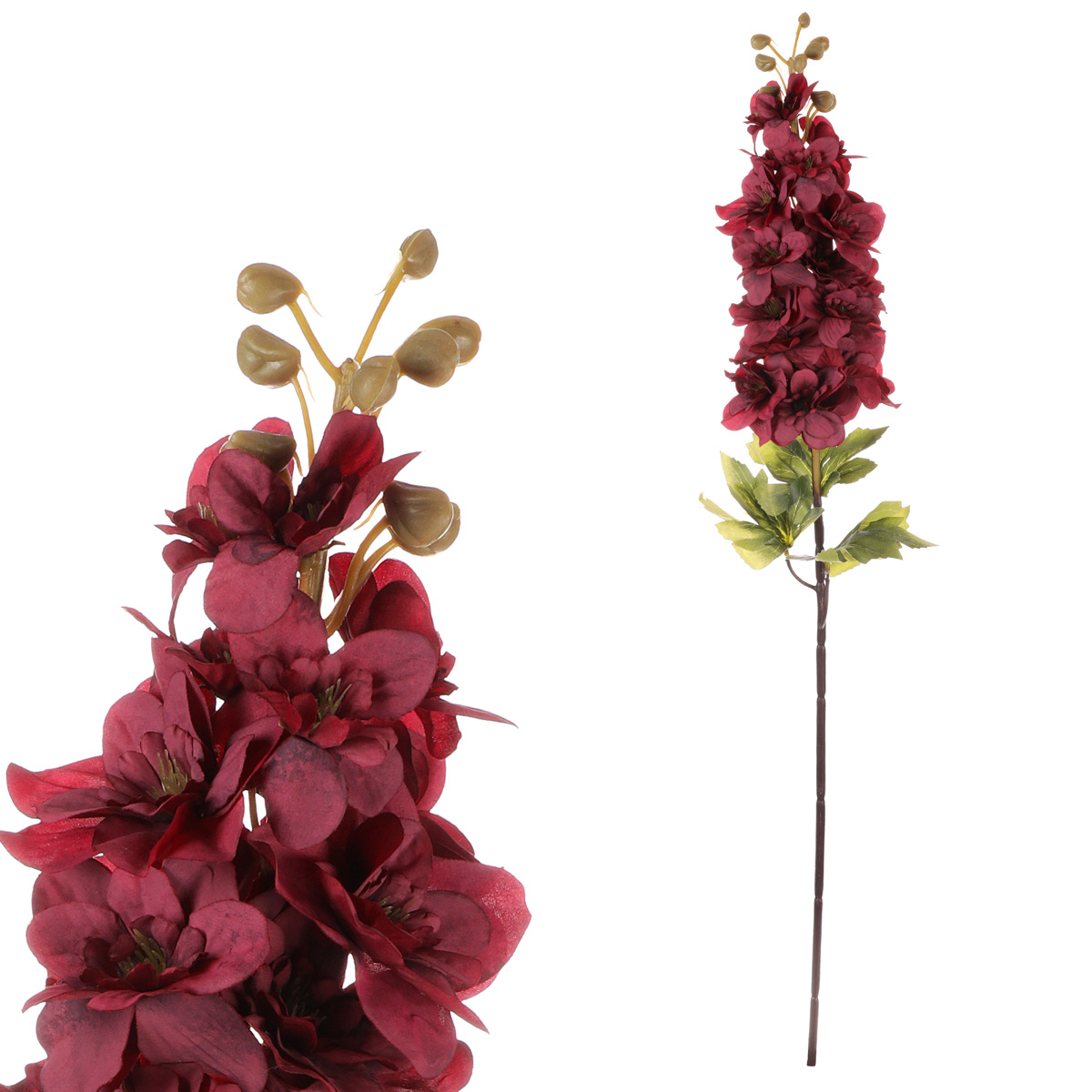 Umelá kvetina Ostrožka bordó Umelá kvetina Ostrožka bordó