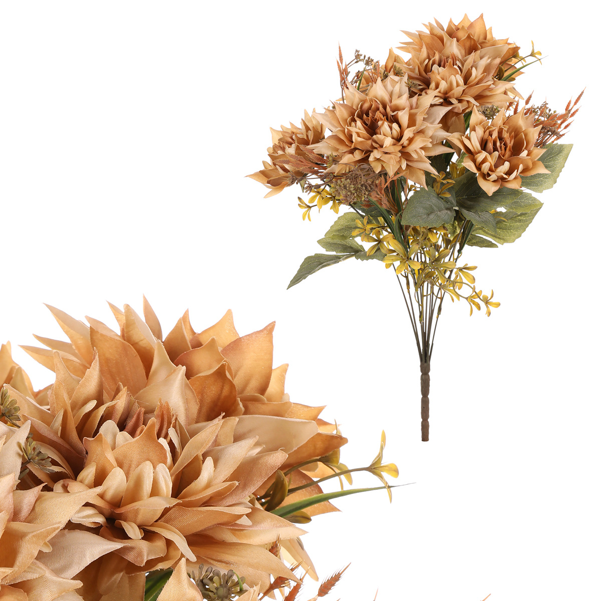 Umelá kytica Georgíny kapučíno Umelá kytica Georgíny kapučíno